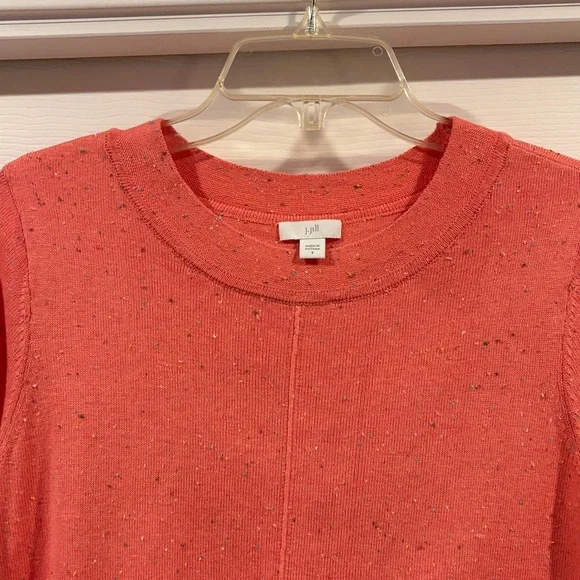 J.Jill Women's Coral Sweater size S like new - Picture 2 of 4